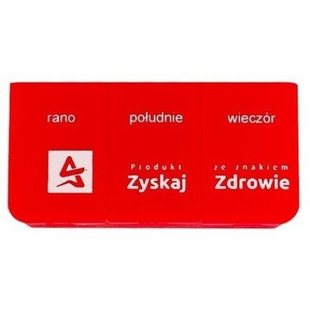 Zyskaj Zdrowie Medicine Box 3-Compartment Daily Times