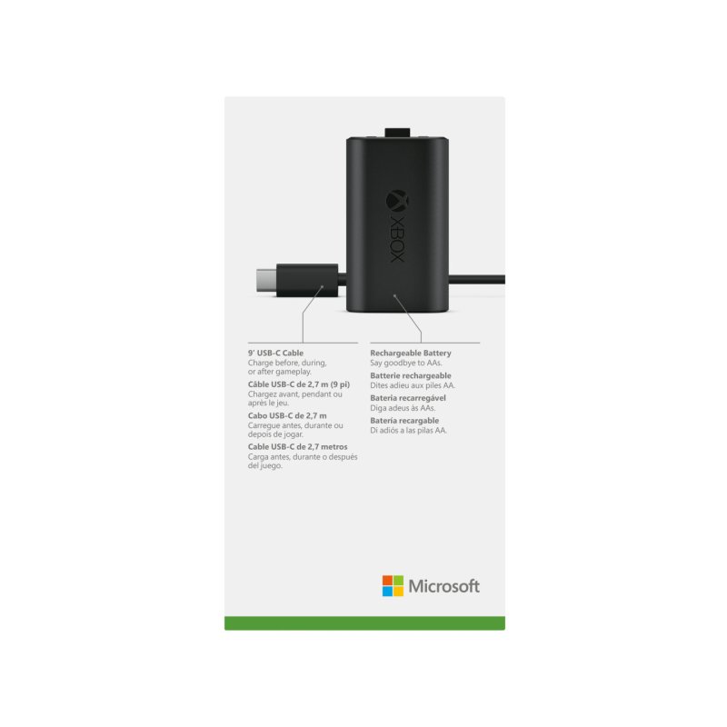 Microsoft Play and Charge Kit schwarz