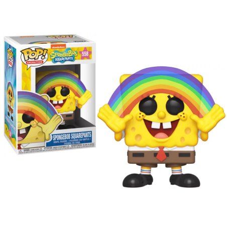 SPONGEBOB - Bobble Head POP N° 558 - Spongebob - Rainbow