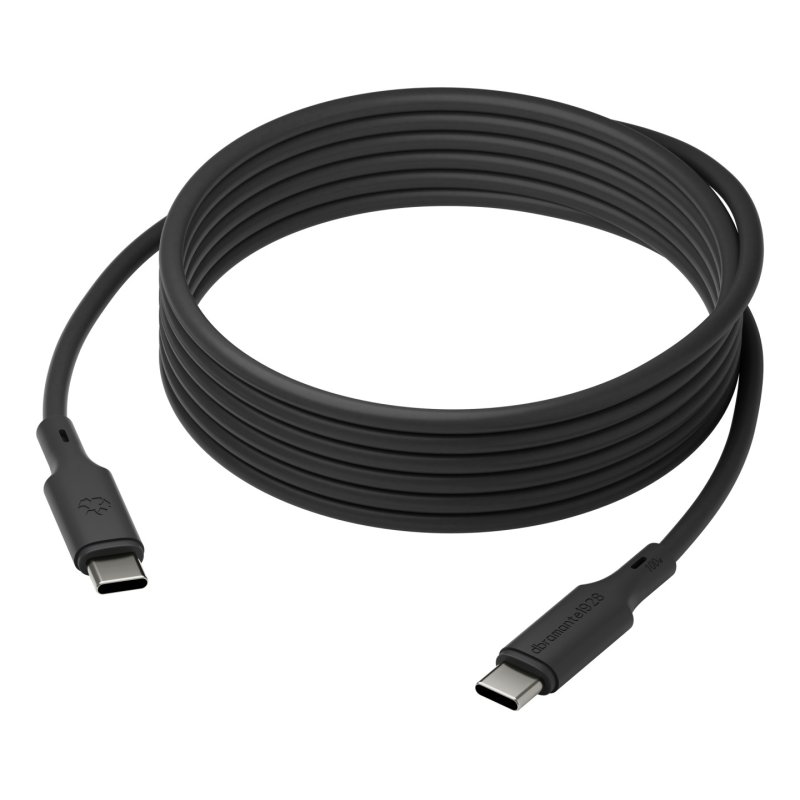 dbramante1928 re-charge IT - Cable - 3m USB-C/USB-C 100W - BLK