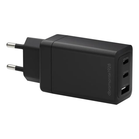 IT-EU W. Chrg-2xUSB-C 65W 1xUSB-A-BLK