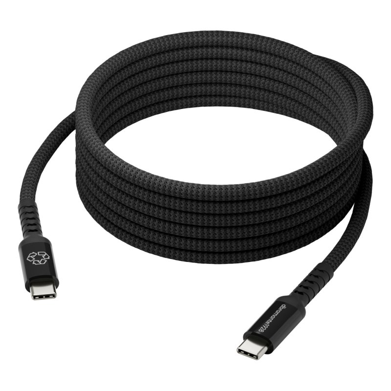 dbramante1928 re-charge IT - Cable - BRD - 3m USB-C/USB-C 100W - BLK
