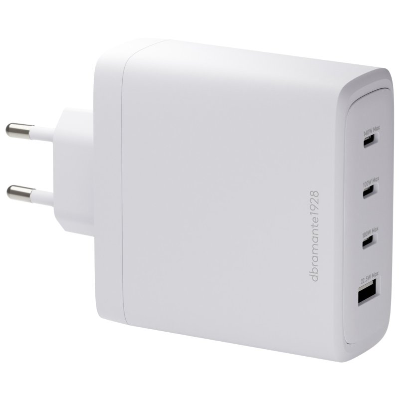 dbramante1928 re-charge IT - EU W. Charger - 3xUSB-C 140W 1xUSB-A - W