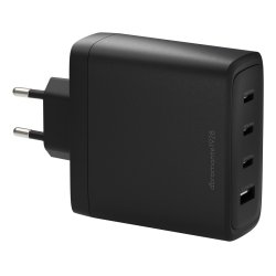 IT-EU W. Chrg-3xUSB-C 140W 1xUSB-A-BLK