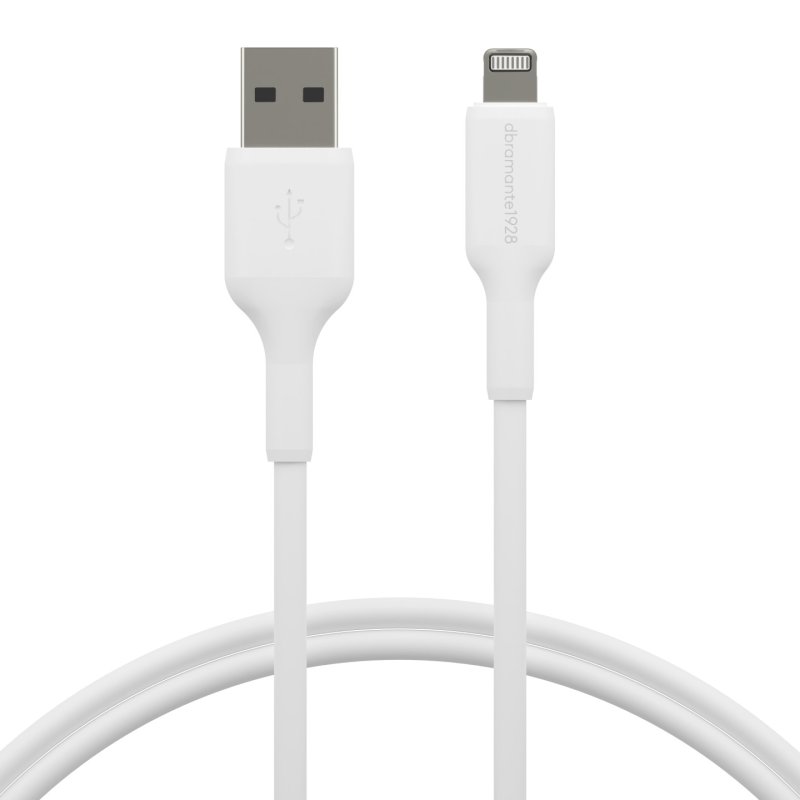 re-charge-Cbl 1m USB-A to Lightning-W