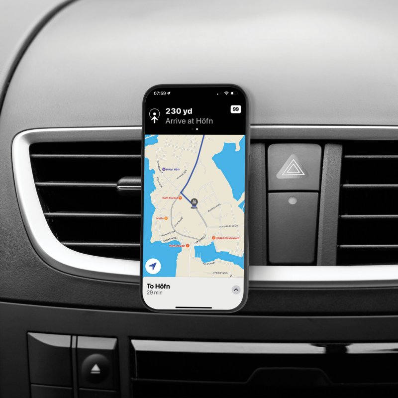 re-charge-Car Holder-MagSafe-BLK