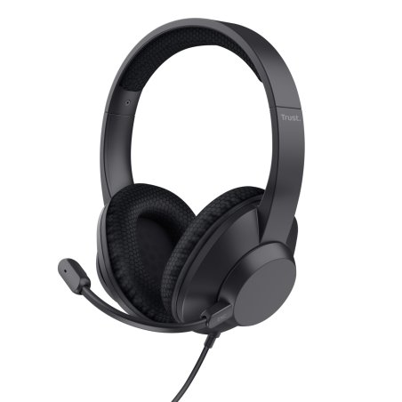 Trust Ayda Max Casque Avec fil Arceau Appels/Musique USB Type-C / USB Type-A Noir