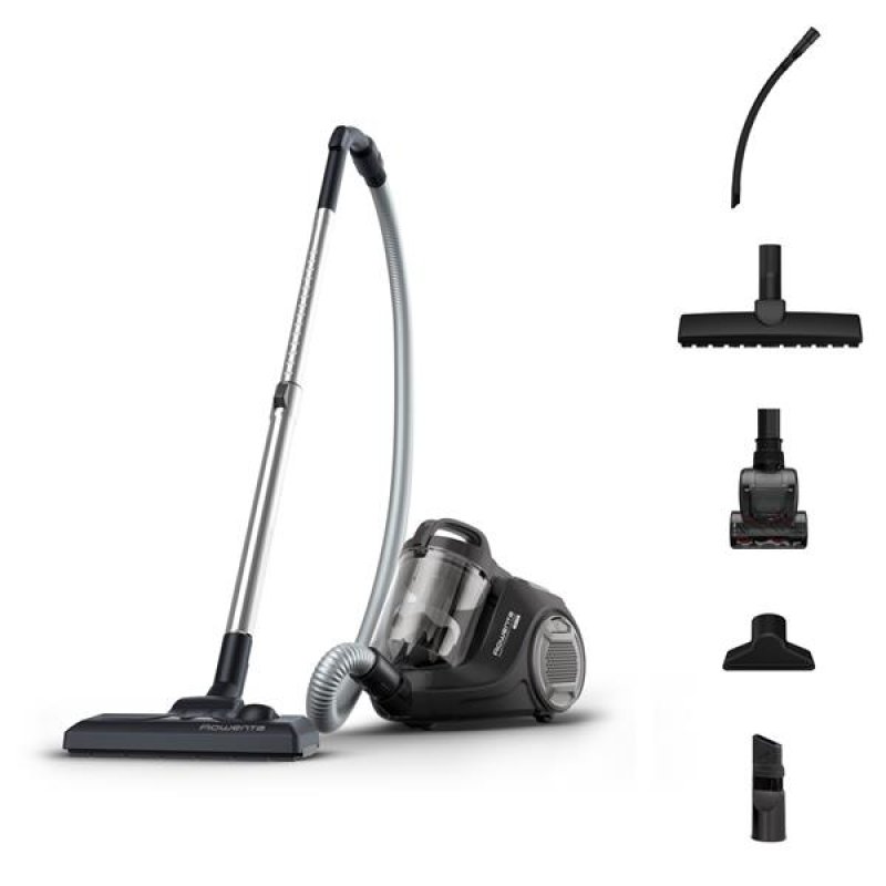 ASPIRATEUR S-SAC COMPACT POWER 900W 77DB BAC 1,2L BROSSETTE MINI TB BRO