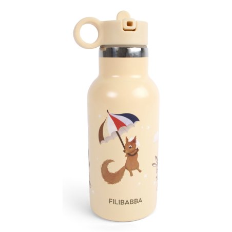 Filibabba FI-03806 gourde Utilisation quotidienne 350 ml Plastique, Acier inoxydable Multicolore