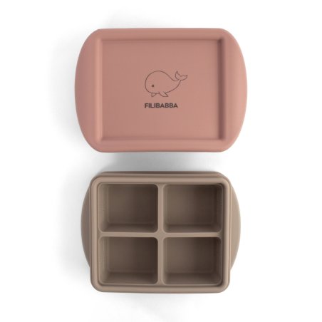 Filibabba - Baby food freezer tray - Rose Mix - 4x65 ml (FI-03804)