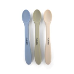 Filibabba - Silicone feeding spoons 3-pack - Ocean Mix (FI-03801)