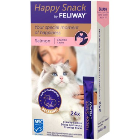 Happy Snack by Feliway – Salmon - 24x15g