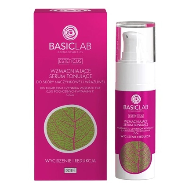 Basiclab Strengthening Toning Serum For Sensitive And Capillary Skin