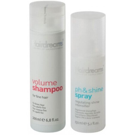 Hairdreams Volume Shampoo 200ml and PH Shine Spray 150ml