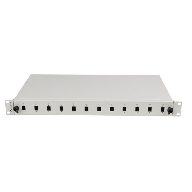 PATCH PANEL LANBERG 1U 19" FIBRA OPTICA 12 PTS SC SIMPLEX O 12 LC DUPLEX GR ACC