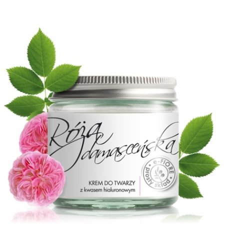 Efiore Natural Antiwrinkle Cream With Damask Rose And Hyaluronic Acid 60ml