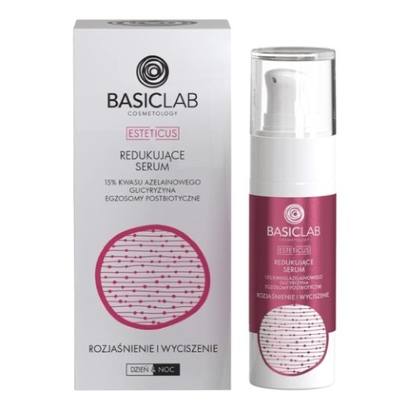 Basiclab Reducing Serum With 15 Azelaic Acid Glycyrrhizin And Postbiotic Exosomes 30ml Brightening & Calming