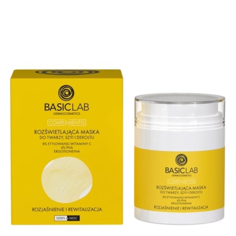 Basiclab Brightening Face Neck & Dcollet Mask