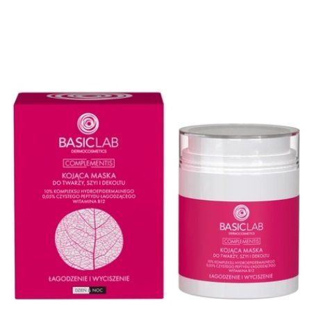 Basiclab Soothing Face Neck & Dcollet Mask Calming & Relief 50ml