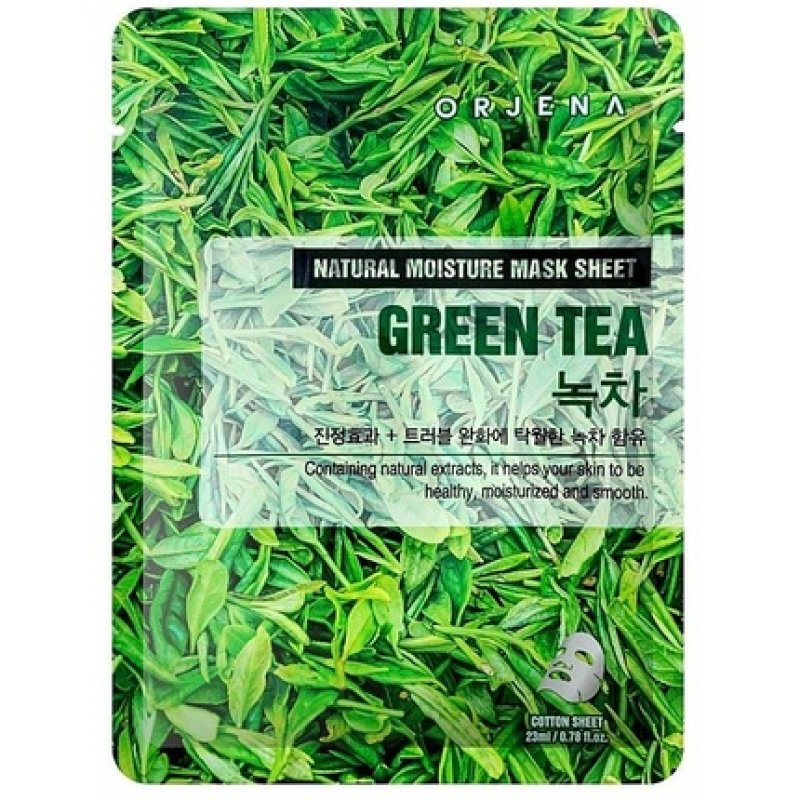 Orjena Soothing & Purifying Sheet Mask With Green Tea Extract 23ml