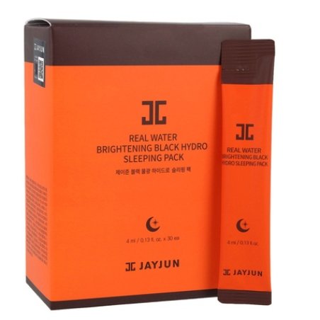 Jayjun Real Water Brightening Black Hydro Sleeping Pack 30 Pieces