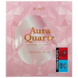Petitfee Aura Quartz Hydrogel Face Mask Crystal Rose 30 Grams