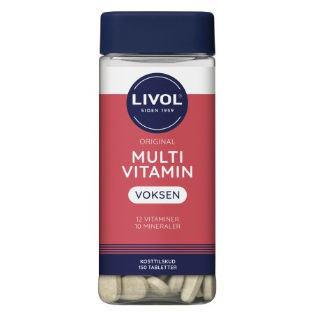 Livol - Livol Multivitamin Voksen 150 Stk