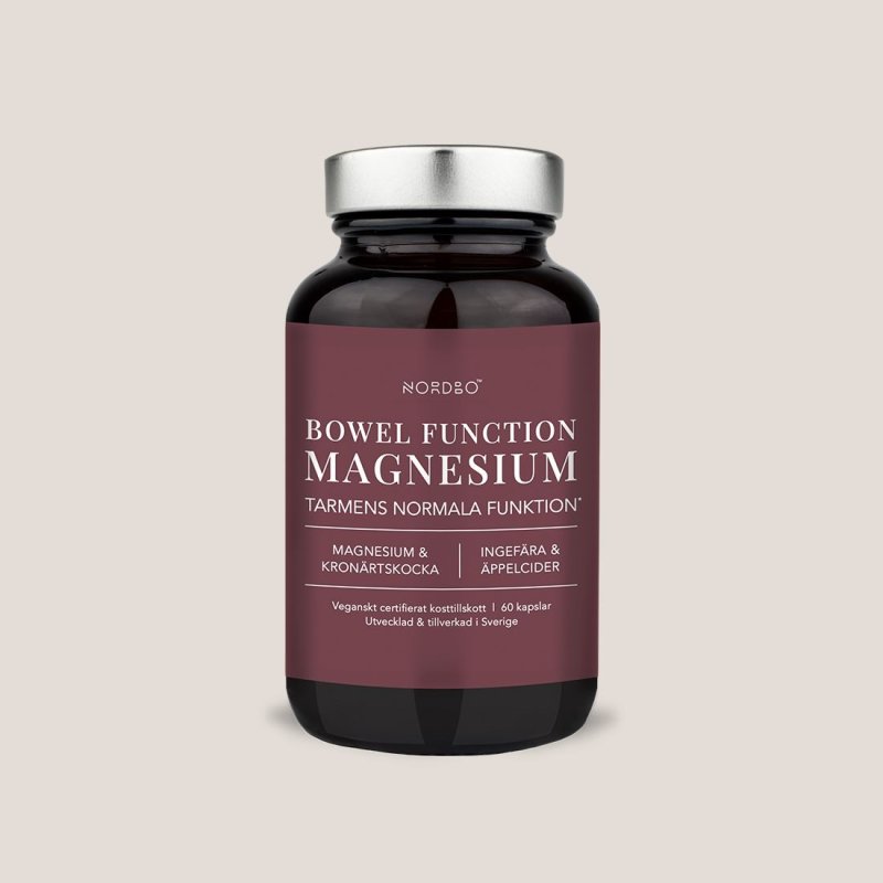 NORDBO - Vegan Bowel Function Magnesium - 60 tablets