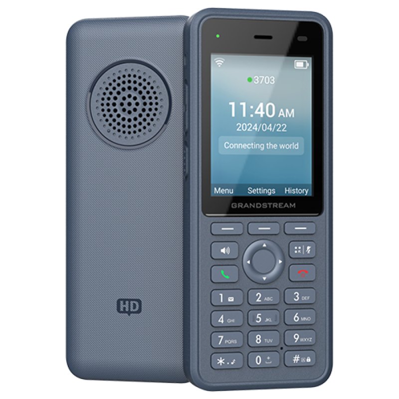 Grandstream Networks WP836 téléphone fixe Bleu 3 lignes LCD Wifi