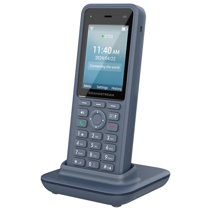 Grandstream Networks WP836 téléphone fixe Bleu 3 lignes LCD Wifi