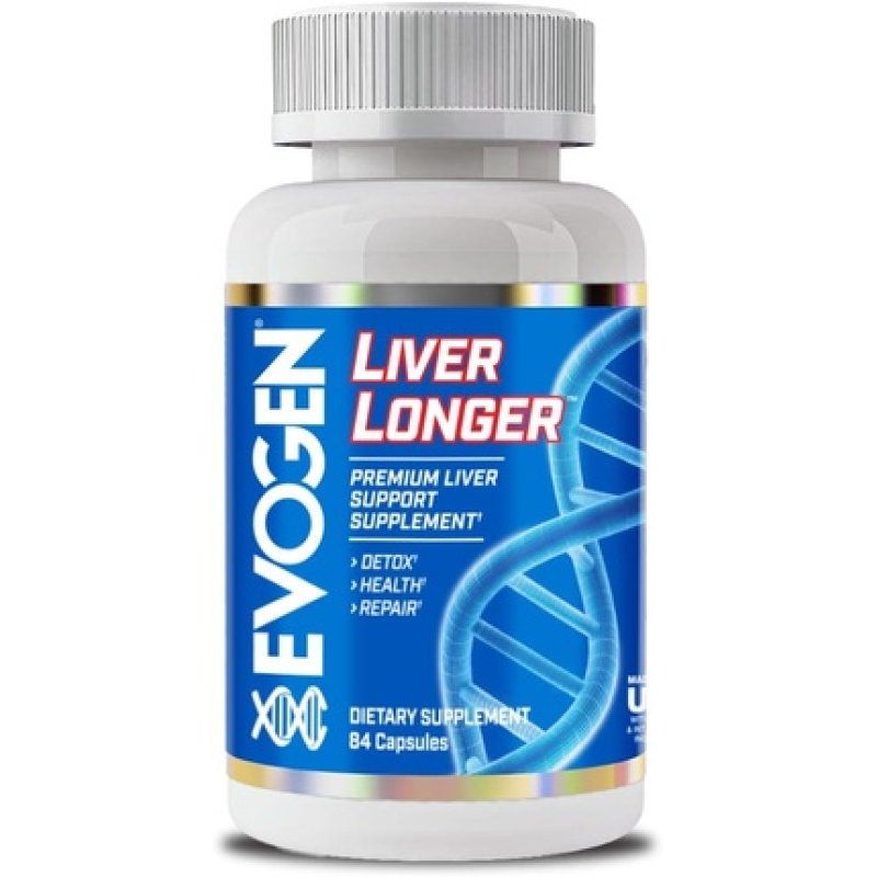 Evogen Liver Longer Premium Liver Support Supplement - Detox, Health, & Repair