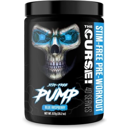 Jnx Sports The Curse Pump Stim-Free Pre-Workout Blue Raspberry