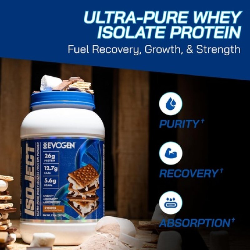 Evogen Isoject Whey Protein Isolate Ultrapure Protein Powder