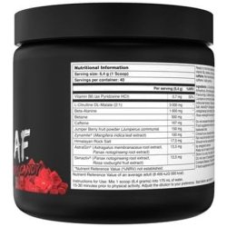 Bucked Up Woke Af Preworkout Powder Performance Drink with Caffeine and Beta