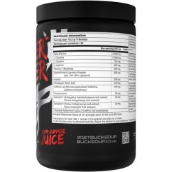 Bucked Up Mother Bucker Gymjunkie Juice Red Razorange Flavor