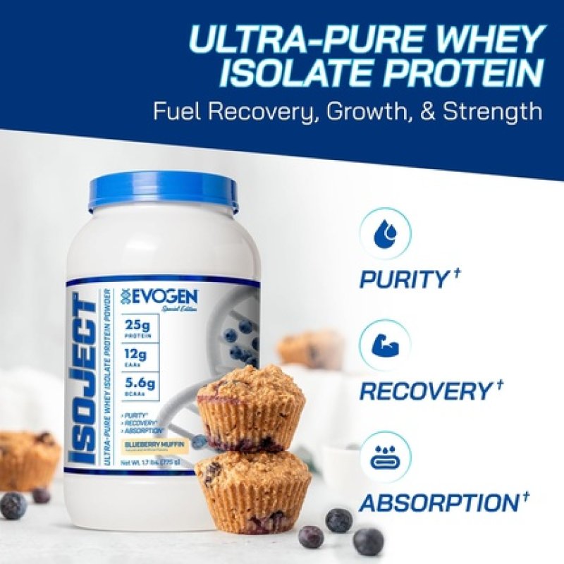 Evogen Isoject Whey Protein Isolate Ultrapure Protein Powder