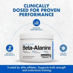 Evogen Beta-Alanine Performance Enhancer for Boosting Endurance and Delaying Fatigue