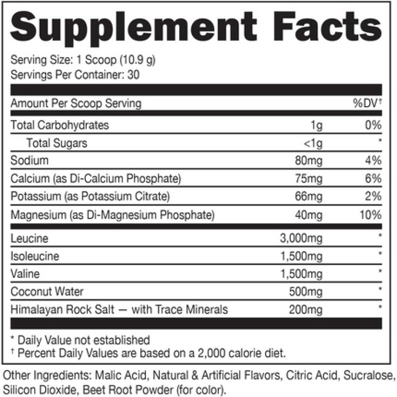 Bucked Up Original BCAA 2:1:1 Branched Chain Essential Amino Acids Supplement