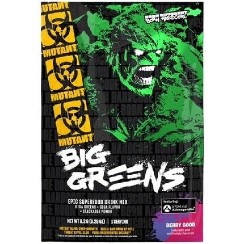 Mutant Big Greens Green Supplement with Over 40 Superfoods - Land & Sea Greens