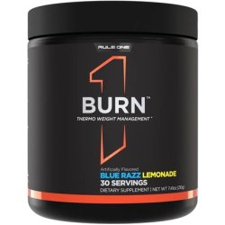 Rule1 Burn Powder 30 Servings Lemonade Blue Razz for Diet and Weight Management