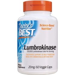 Doctor's Best Lumbrokinase 20mg 60 Capsules