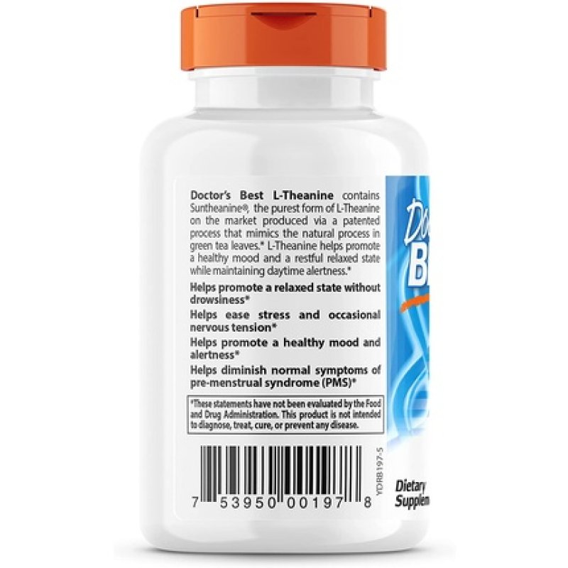 Doctor's Best L-Theanine with Suntheanine 150mg 90 Veggie Caps