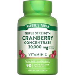 Nature's Truth Cranberry Concentrate Pills 30000mg Plus Vitamin C