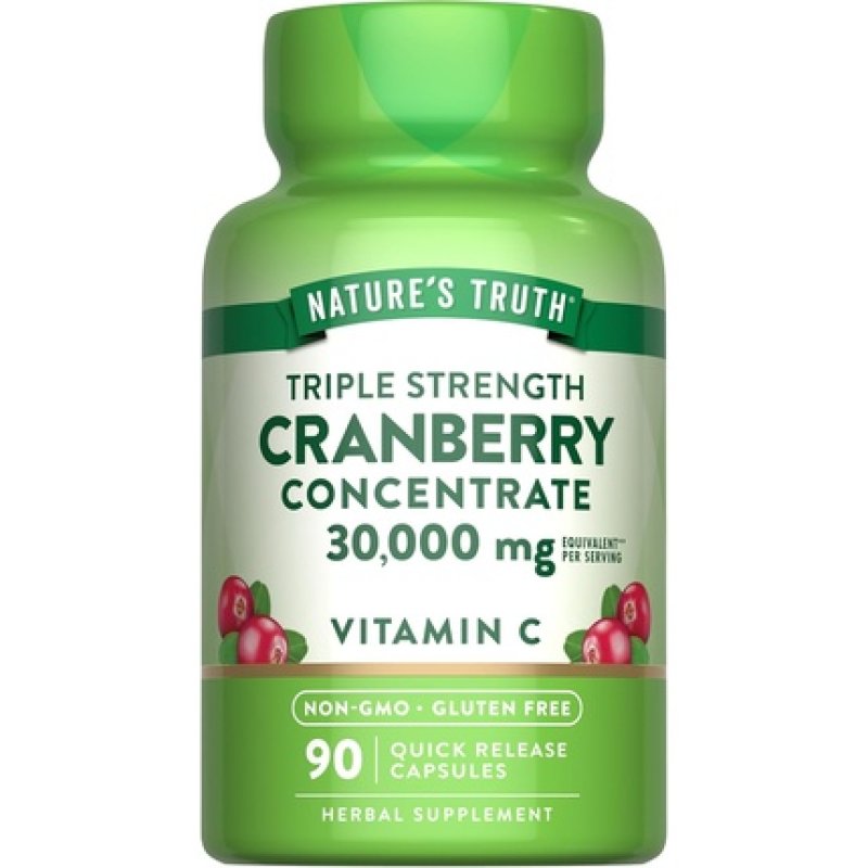 Nature's Truth Cranberry Concentrate Pills 30000mg Plus Vitamin C