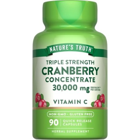 Nature's Truth Cranberry Concentrate Pills 30000mg Plus Vitamin C
