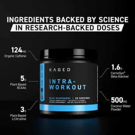 Kaged Intraworkout Powder with BCAAs, L-Citrulline & Beta-Alanine