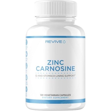 Revive MD Zinc Carnosine GI & Stomach Lining Support 120 Vegetarian Capsules