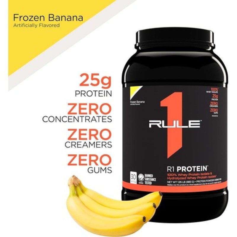 Rule One Proteins R1 Protein 25g Fast-Acting Super-Pure 100% Isolate