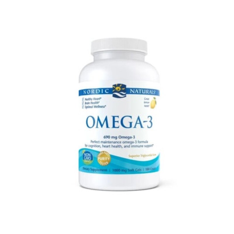 Nordic Naturals Omega-3 690mg Lemon Flavored Softgels