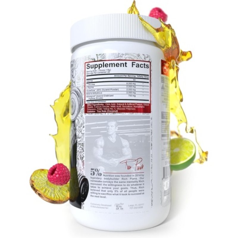 5 Nutrition Fullaf Preworkout Stim-Free with Massive Pumps L-Citrulline